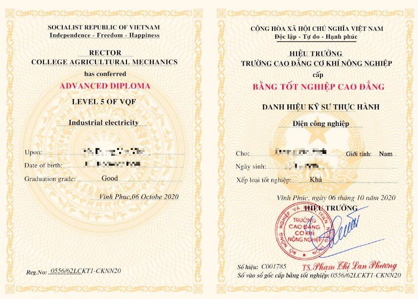 Làm bằng đại học giá rẻ